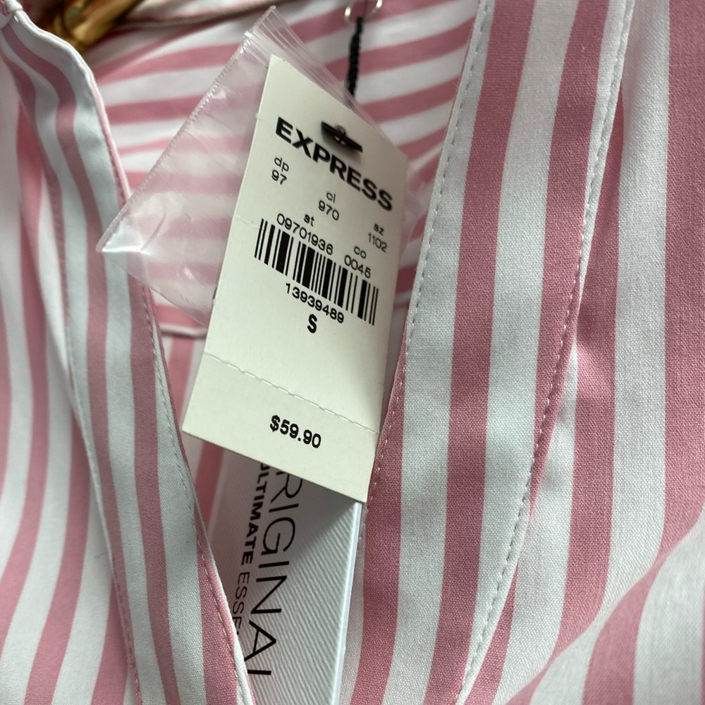 Express Striped Button Up W/ Tags - image 2